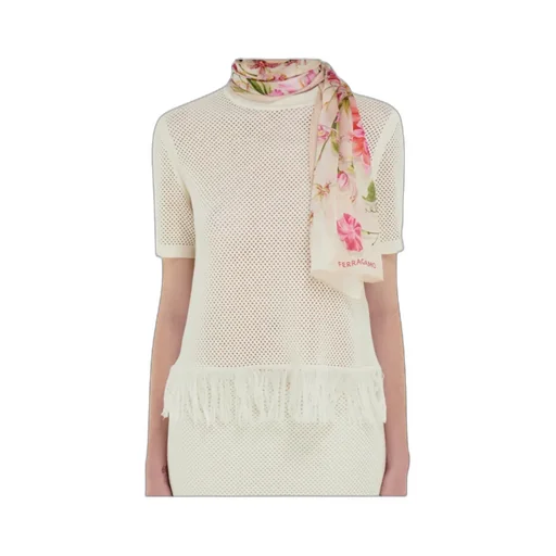 Gaia Print Silk Scarf
