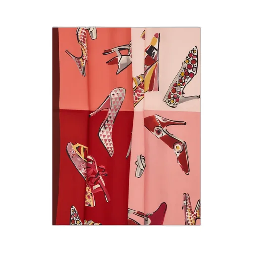 Genio Print Silk Scarf