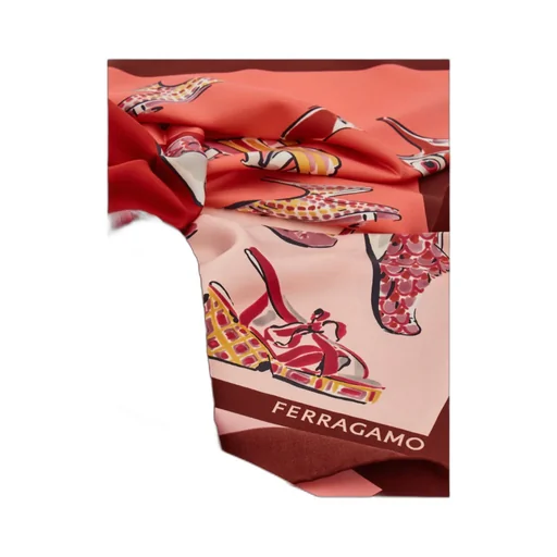 Genio Print Silk Scarf