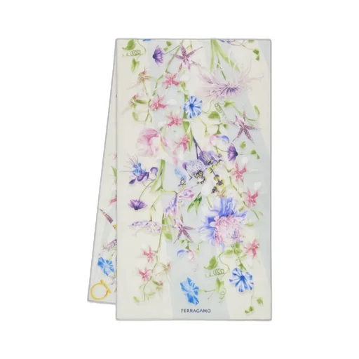 Gaia Print Silk Scarf