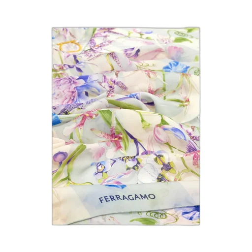 Gaia Print Silk Scarf