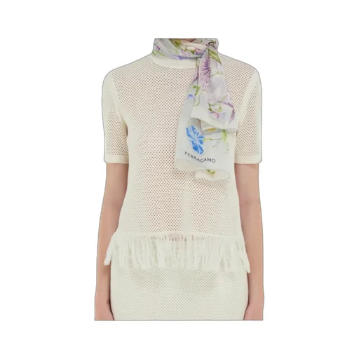 Gaia Print Silk Scarf