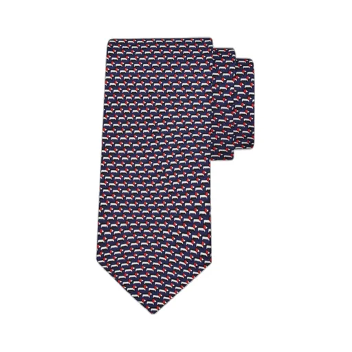 Dachshund Print Silk Tie