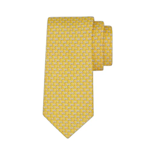 Ferragamo Elephant Printed Tie
