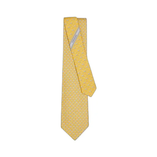 Ferragamo Elephant Printed Tie