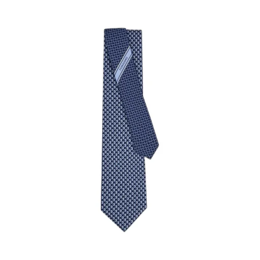 Pegasus Print Silk Tie