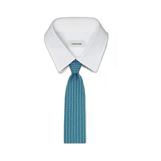 Ferragamo Geometric Pattern Tie