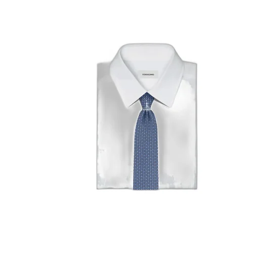 Butterfly Print Silk Tie