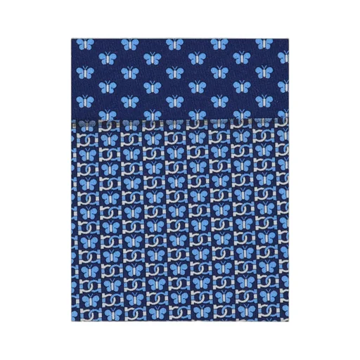 Butterfly Print Silk Tie