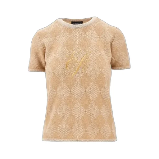 Round-Neck Short-Sleeved Sweater