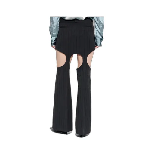 Cut-Out Ribbed Skirt