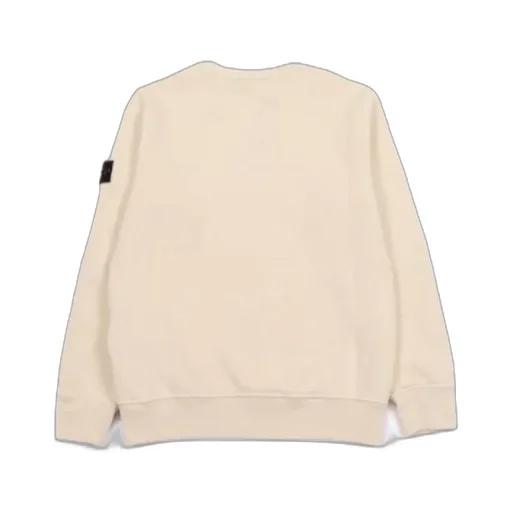 Stone Island Junior Long Sleeved Logo Patch Sweatshirt