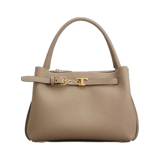 Tod's T-Plaque Belt Detail Tote Bag