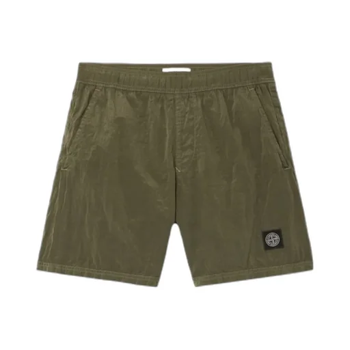 Stone Island Logo Patch Swim Shorts