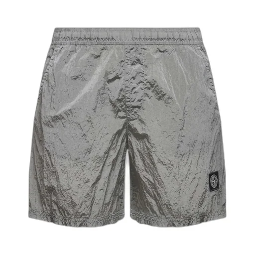Stone Island Logo Patch Swim Shorts