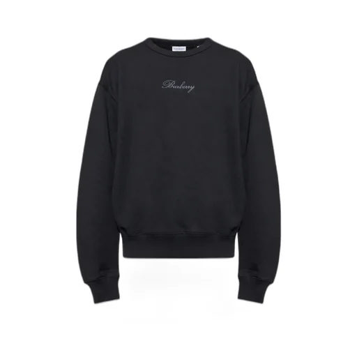 Burberry Logo Embroidered Crewneck Sweatshirt