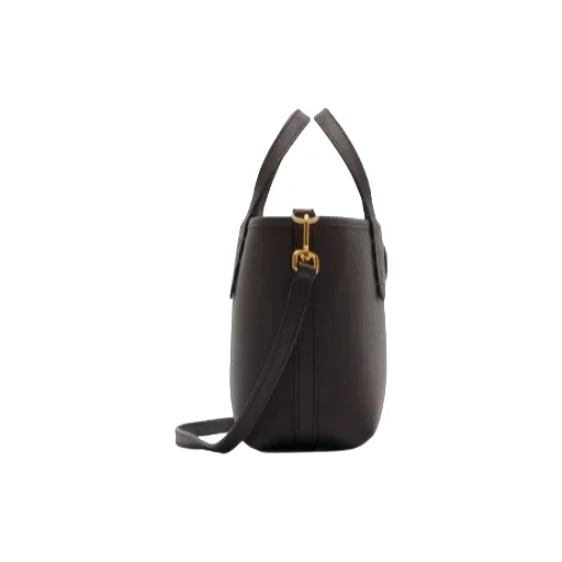 Burberry Mini Bloomsbury Reversible Checked Top Handle Bag
