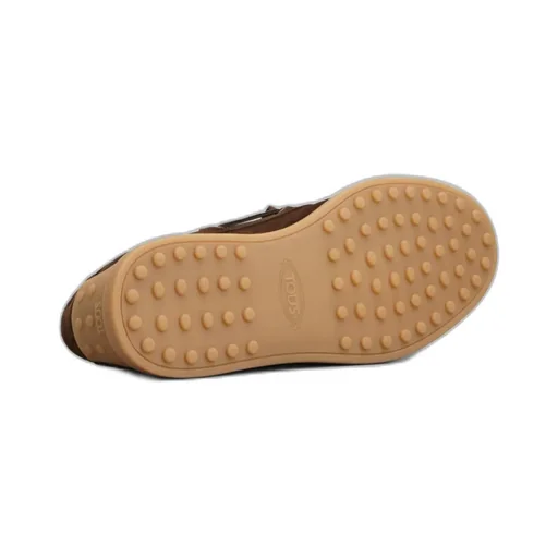 Tod's Logo Embossed Lace-Up Loafers
