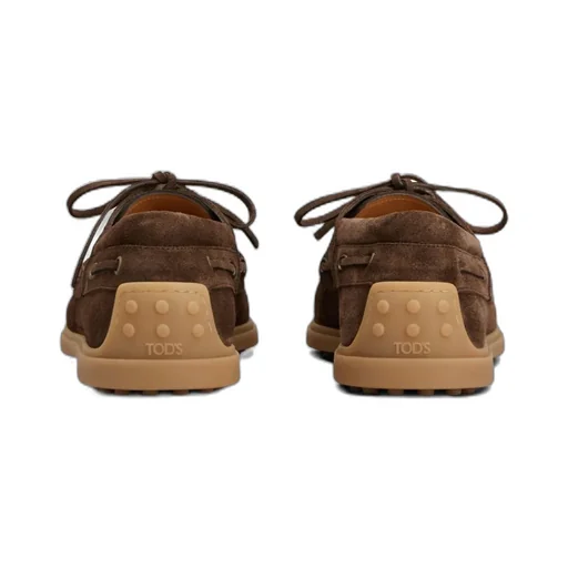 Tod's Logo Embossed Lace-Up Loafers