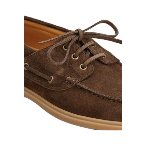 Tod's Logo Embossed Lace-Up Loafers