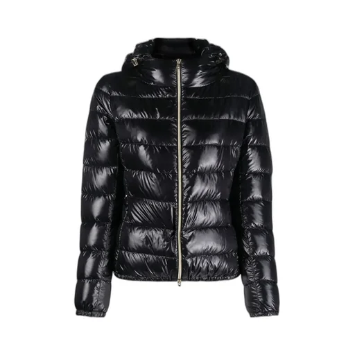 Hooded Quilted Down Jacket