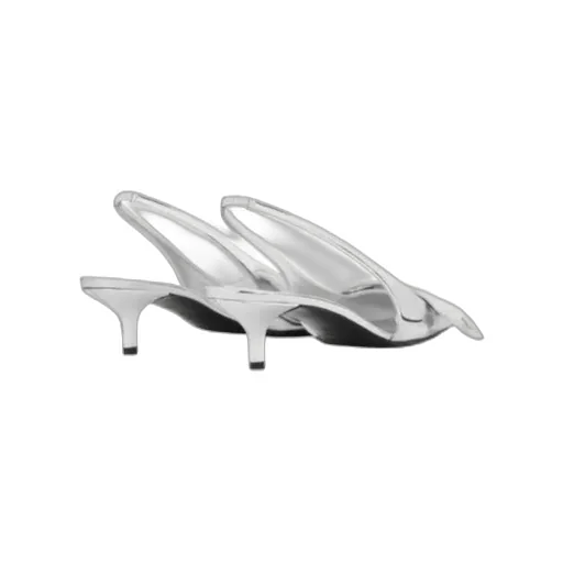 CourrÈGes Fold Mirror Slingback Pumps