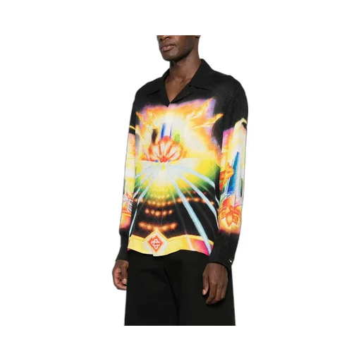 Printed Long-Sleeve Shirt