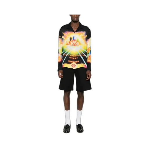 Printed Long-Sleeve Shirt