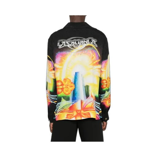 Printed Long-Sleeve Shirt