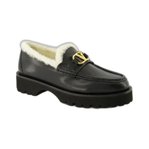 Valentino Vlogo Signature Slip-On Flat Shoes