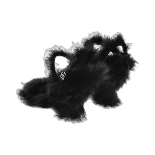 Dolce & Gabbana Shearling Sandals