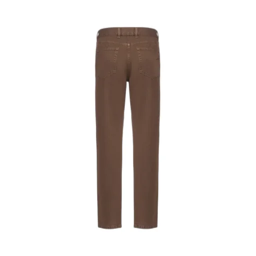 Zegna Logo Patch Straight-Leg Pants