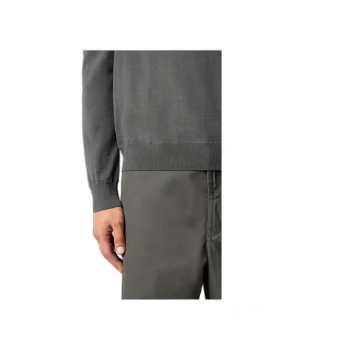 Stone Island Logo Patch Roll-Neck Jumper
