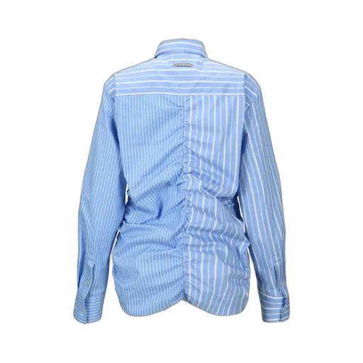 Striped Pleated Shirt