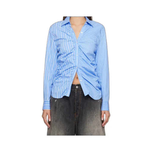 Striped Pleated Shirt