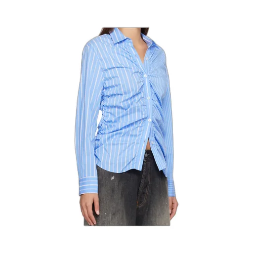 Striped Pleated Shirt