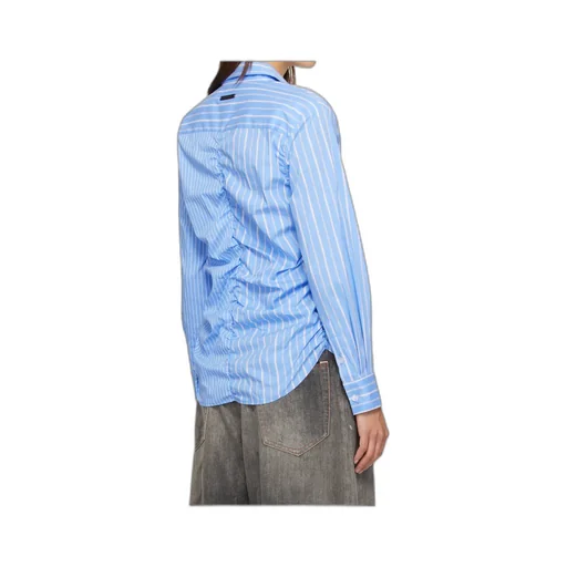 Striped Pleated Shirt