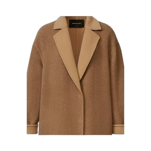 Fabiana Filippi Herringbone Long Coat