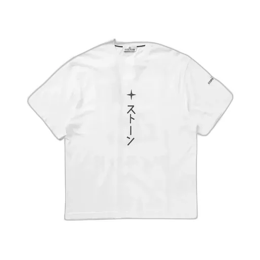 Stone Island Crewneck Straight Hem T-Shirt