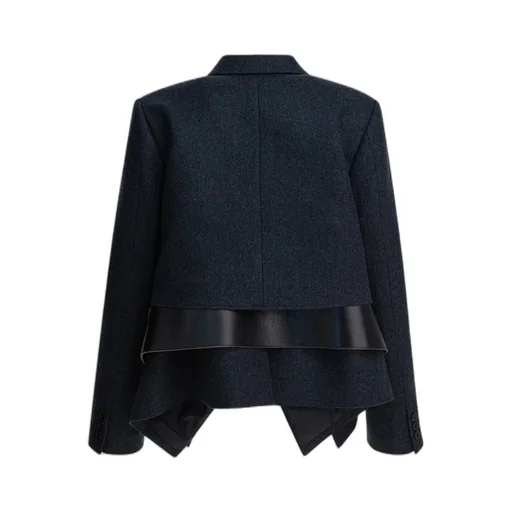 Sacai Double Breasted Panelled Jacket