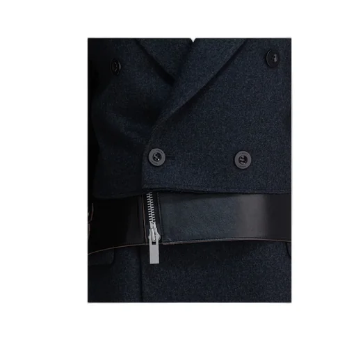 Sacai Double Breasted Panelled Jacket