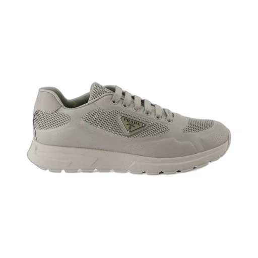 Prada Triangle-Logo Lace-Up Sneakers