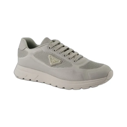 Prada Triangle-Logo Lace-Up Sneakers