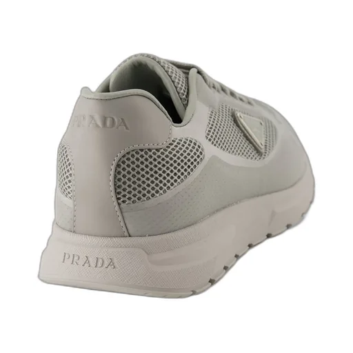 Prada Triangle-Logo Lace-Up Sneakers