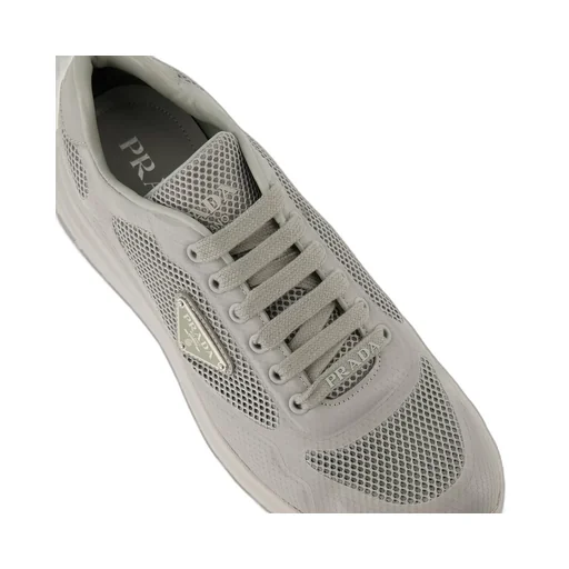 Prada Triangle-Logo Lace-Up Sneakers