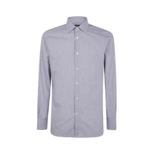 Zegna Checked Buttoned Shirt
