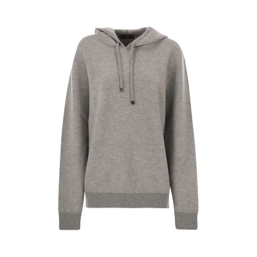 Peserico Hooded Wool-Cashmere Sweater