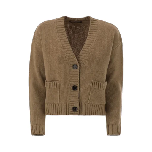 Weekend Max Mara Filmato V-Neck Button-Up Cardigan
