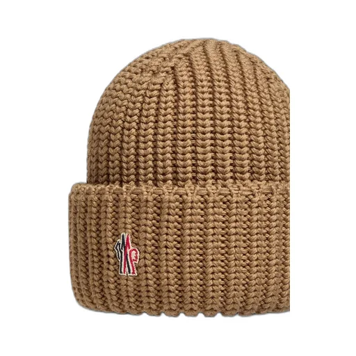 Moncler Grenoble Logo Embroidered Beanie
