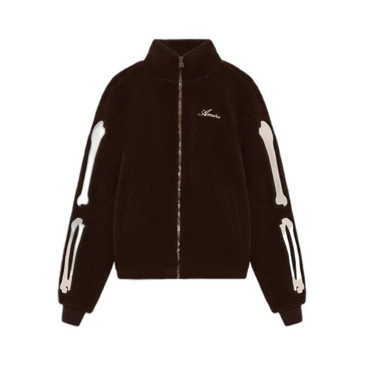 Bones-Details Logo-Embroidered Jacket